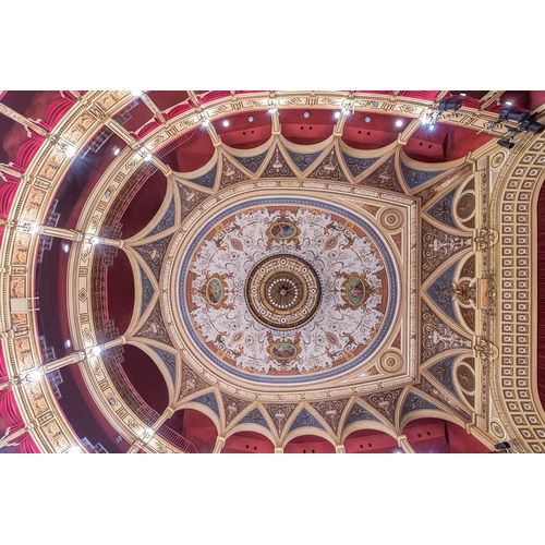 Italy-Trieste-Teatro Verdi Ceiling
